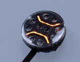 ROCmodel　1/14 トラック・トレーラー　汎用<Y10 丸形LEDフォグライト>　1個