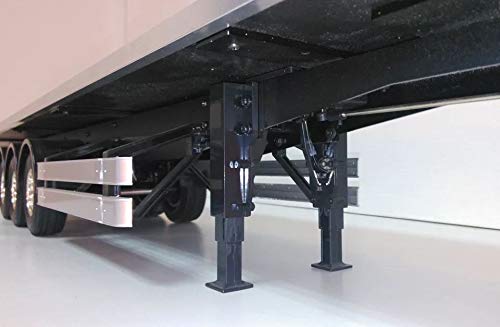 ROC 1/14 トラック・トレーラー 3軸シングルタイヤ フラット
