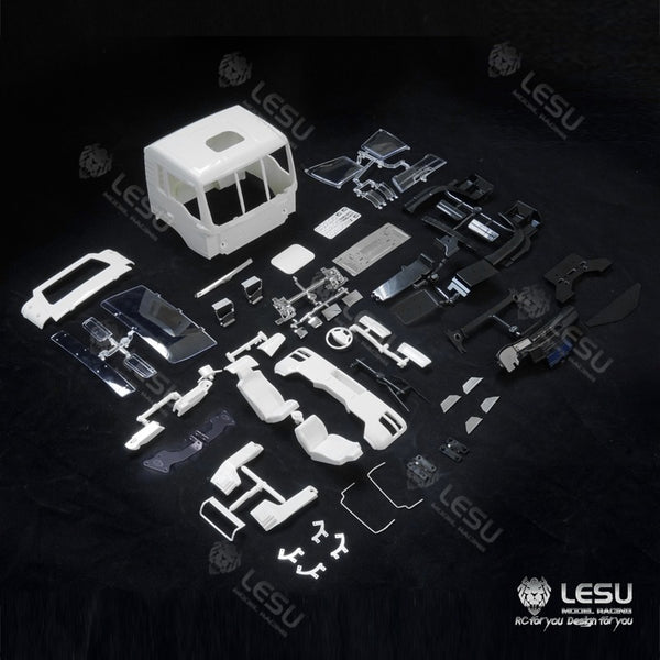 １/１４　キャビン Amazon | LESU 1/14 トラック トレーラー 700タイプキャビン