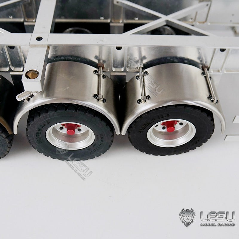 LESU 1/14 トラック・トレーラー ステンレス製タイヤハウス 1軸